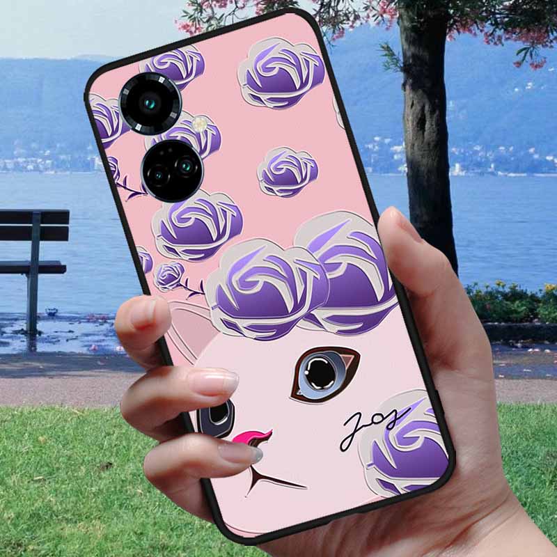 Чехол для Tecno Camon 19 Camon19 Neo 3D Рельефный Тисненый Чехол для Телефона Для Tecno Camon 19 Pro 4G 5G Neo Мягкий Силикон Мультяшный