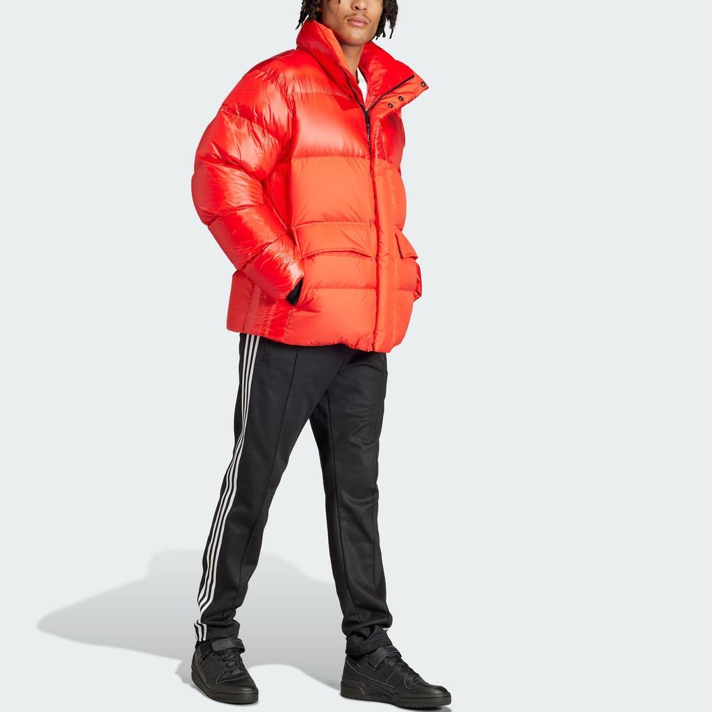 Adidas Спортивная мужская куртка-пуховик Originals 600 Fill Color Block, ярко-красная IR7132