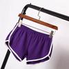 Women Solid Color Sport Shorts Casual Yoga Beach Soft and Comfortable Short Pants