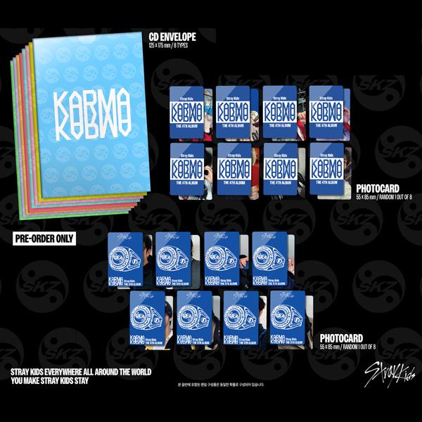 (+магазин подарков) Stray Kids - 4-й альбом [КАРМА] (АККОРДЕОН ВЕР.) [Случайная версия]