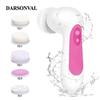 DARSONVAL 5 In1 Electric Face Cleansing Brush Silicone Rotating Facial Brushes Sonic Facial Blackhead Shock Massager Waterproof