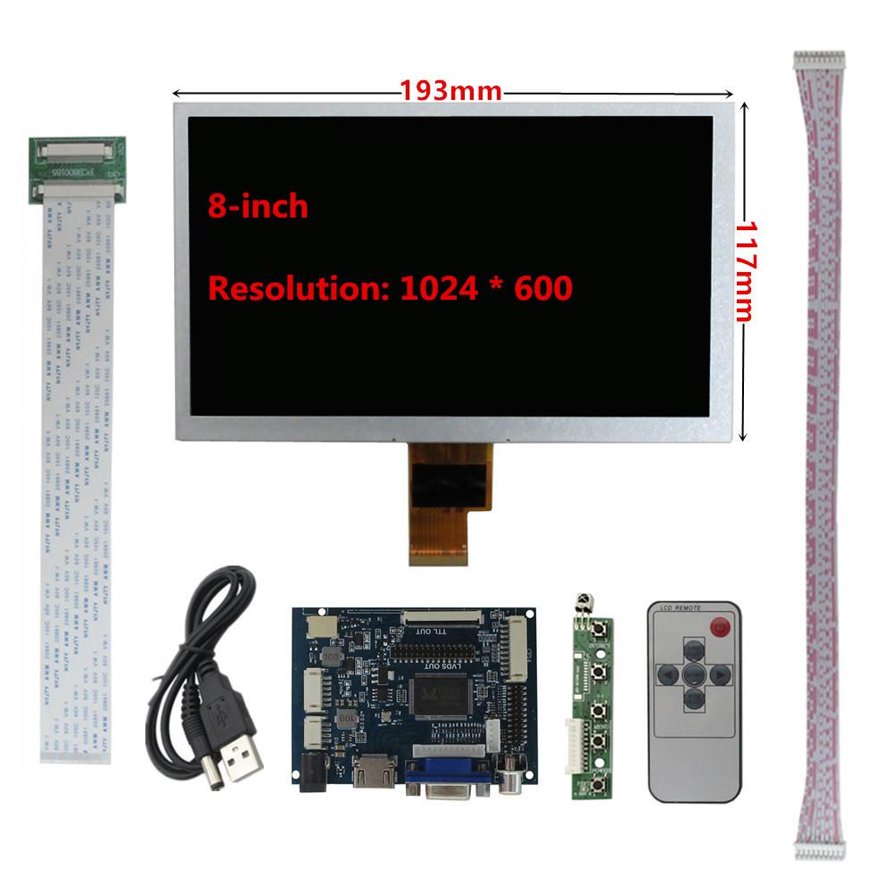 6,5/7/8/9/10,1-дюймовый ЖК-экран TFT IPS DIY Монитор Плата управления драйвером HDMI VGA AV Raspberry Pi Портативный компьютер Дополнительный экран