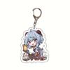 Original God Acrylic Keychain: Traveler, Hu Tao, Klee, Ganyu, Zhongli Characters