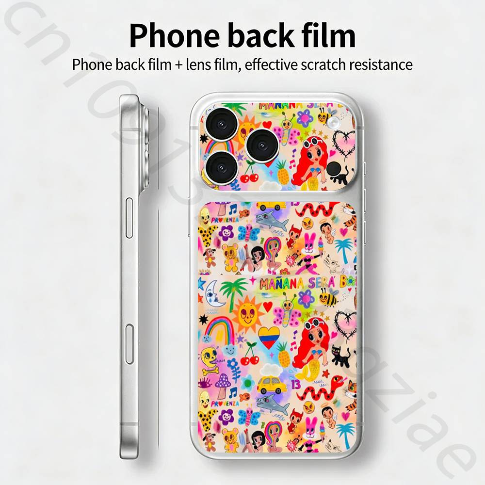 Страшные Красные Злые Глаза Демона НАКЛЕЙКА-Обертка для iPhone 17 Pro/Pro max Защитная Пленка для Задней Панели, Рамки, Камеры