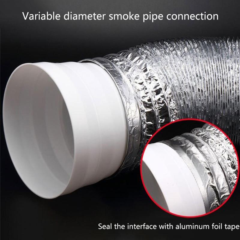 Воздуховод, мультиредуктор, экстрактор, соединитель трубы вентилятора, 80/100/110/120 мм для вентилятора, вентиляционный канал, труба, вытяжной канал, соединение