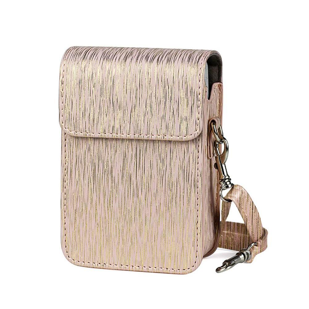 PU Leather Streamer Drawing Camera Portable Bag Case Protective Pouch Cover with Shoulder Strap For Instax mini LiPlay