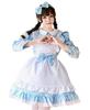 Maid Colors To Choose Short Long Maid Halloween [milky Time] Clothes, From, Sleeves, Sleeves, 2-Way Specifications, Cosplay, (Light Blue, M)