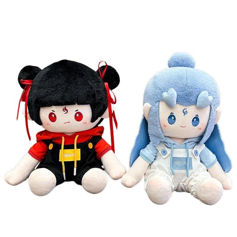 Двухмерная кукла Nezha, кукла, креативный мультфильм, кукла Ao Bing, плюшевая игрушка, кукла-торт в виде лотоса, подарок на день рождения