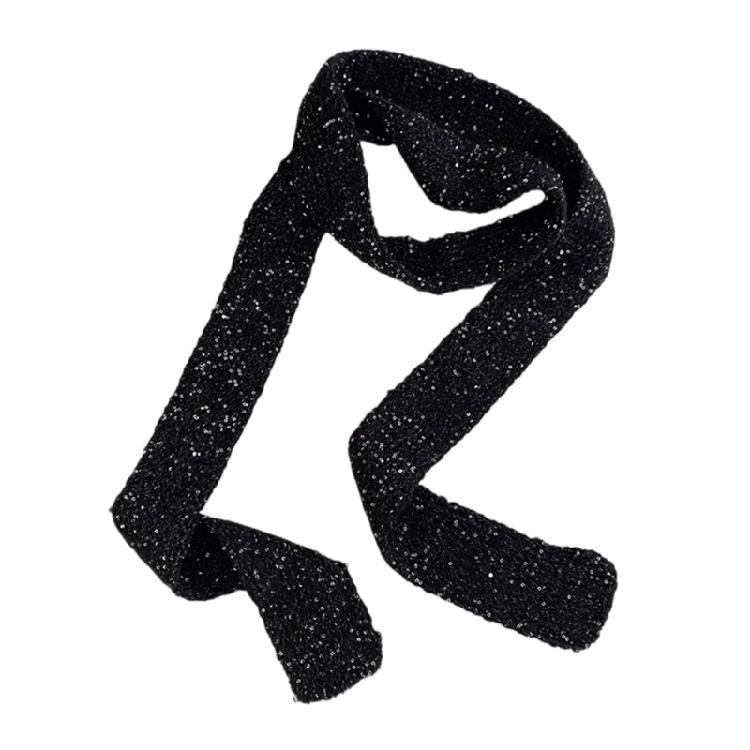 Палантин с пайетками Популярный вязаный шарф Накидка на шею Тонкий шарф для торжественного случая