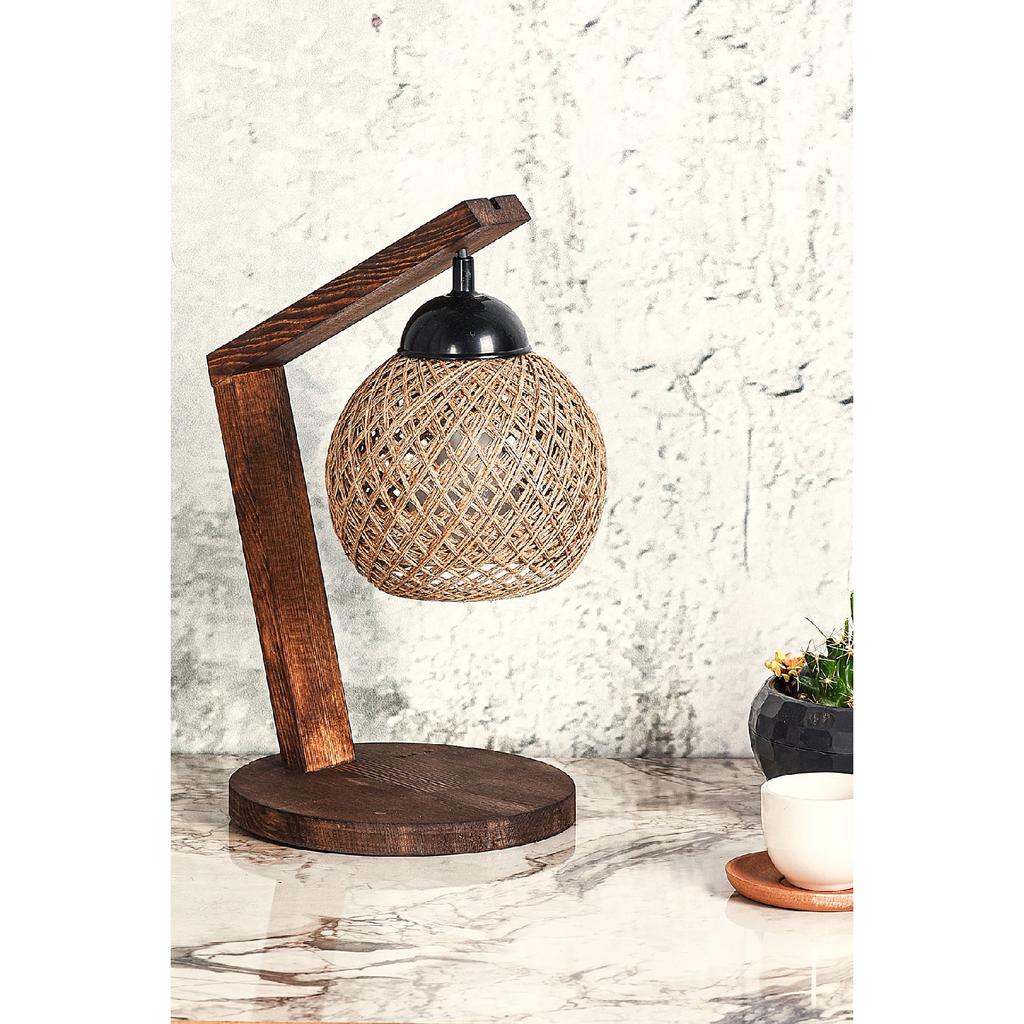 Фиолетовый Абажур Tumbled Джутово-коричневый Ipaj-56