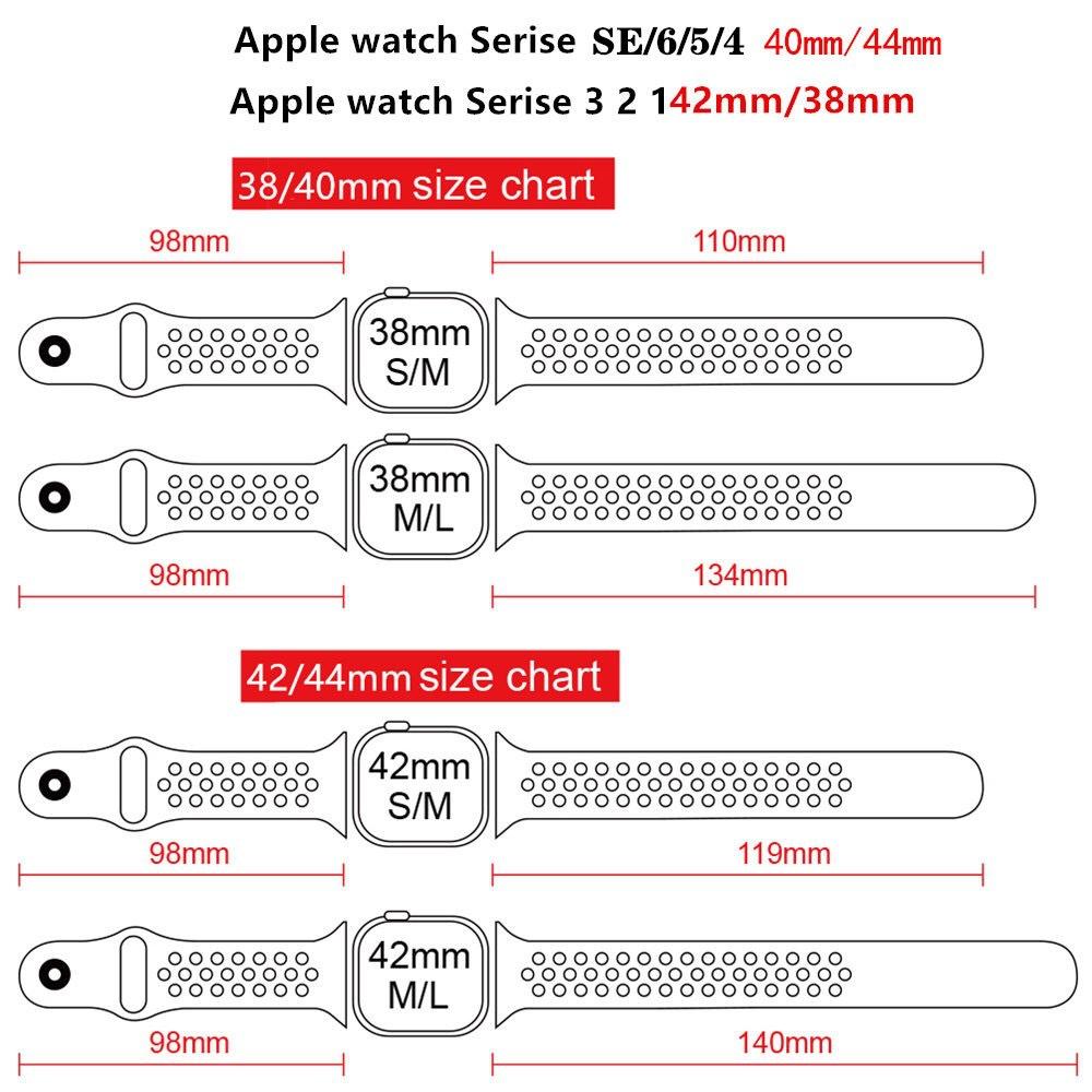 Спортивный ремешок для Apple Watch Ultra 2, 9, 8, 7, 6 SE 5, 4, 3, 2, 1, 49 мм, 38 мм, резиновый ремешок для Iwatch 4, 3, 40 мм, 44 мм, 41 мм, 42 мм, 45 мм
