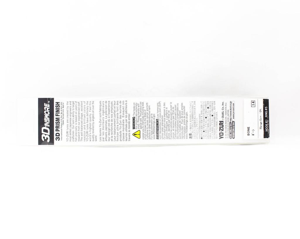 Yo Zuri Duel 3D Inshore Topknock Pencil 125 Floating Lure R1369-PSCL (1985)