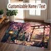 Custom Name Crystal Velvet Rug,Hunter × Hunter Comfortable Anti Slip Floor Mat For Room Decoration