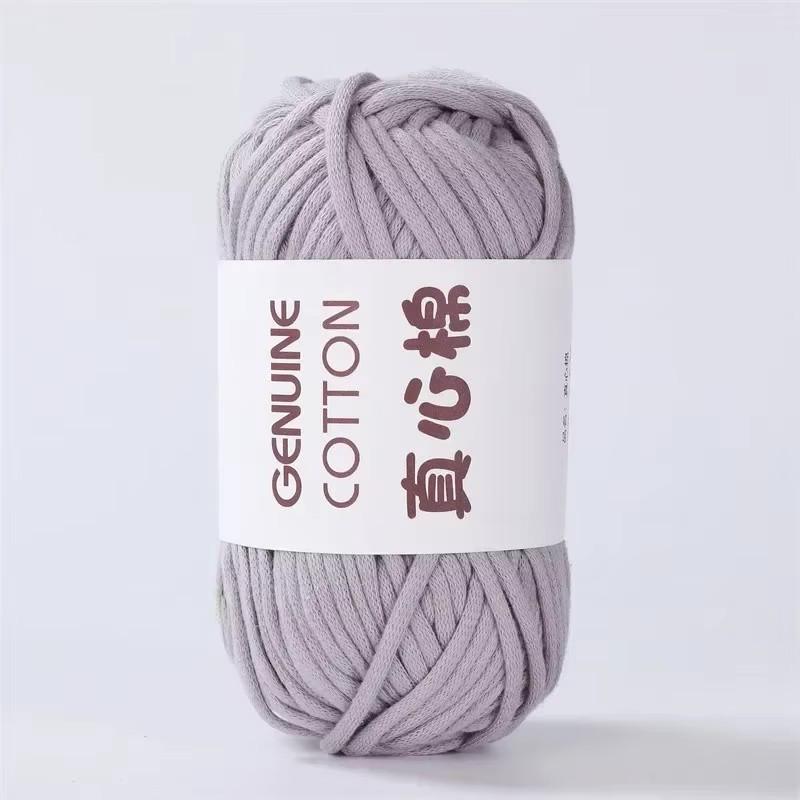 Толстая хлопковая пряжа 50 г Высококачественная хлопковая пряжа для ручного вязания, материалы для вязания сумочек и шапок