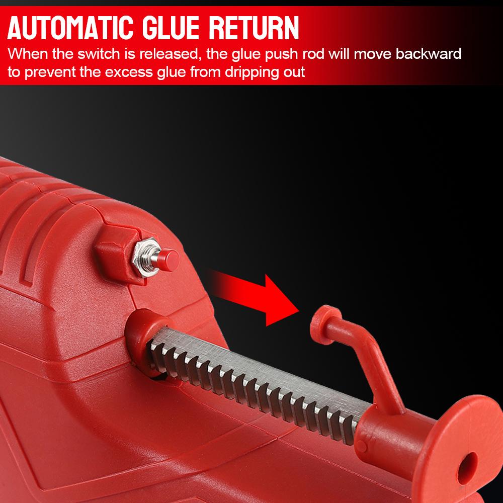 ONEVAN Аккумуляторный электрический клеевой пистолет Многофункциональный электрический пистолет для герметика для стекла Инструмент для клея-герметика для аккумулятора 21 В 18 В
