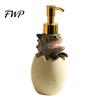 Refillable Sanitizer Container Dinosaur Soap Dispenser Bottle, Reusable Hand Cute Bathroom Accessory for Kids Durable Vinyl And ABS Decorative Kitchen