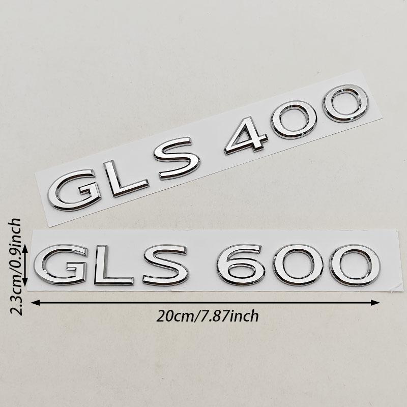 For Mercedes Benz GLS Class GLS400 GLS480 GLS600 Trunk Letter Emblem Badge Logo Car Styling Sticker Accessories Replacement AR1