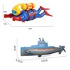 Submarine Playing Submarine Toys Water Spray Submarine Wind Up Toy Bath Shower Toys  Toddlers
