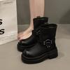 Модные женские сапоги зимние модные туфли на платформе 2024 дизайнерские износостойкие женские ботильоны сапоги Zapatos Mujer