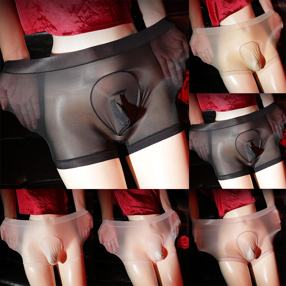 Прозрачные 1 * трусы, сексуальные прозрачные трусы-боксеры, сетка