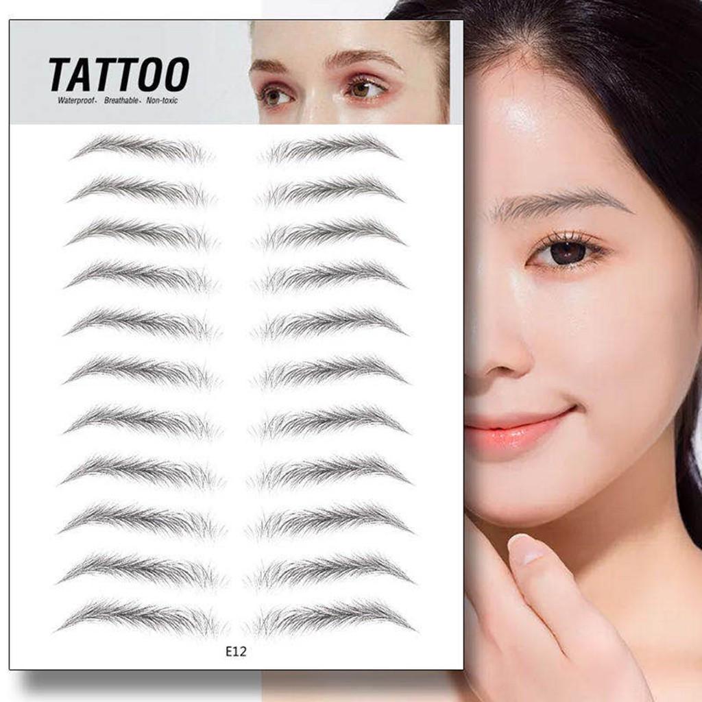 4D Hair-Like Authentic Eyebrows Grooming Shaping Brow Shaper Макияж Наклейка для бровей