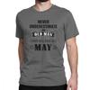 Vintage Retro Birthday T Shirts Anniversary Birth Present Legend Born In May Tee Shirt Gift Man TShirts Cotton Short Sleeve