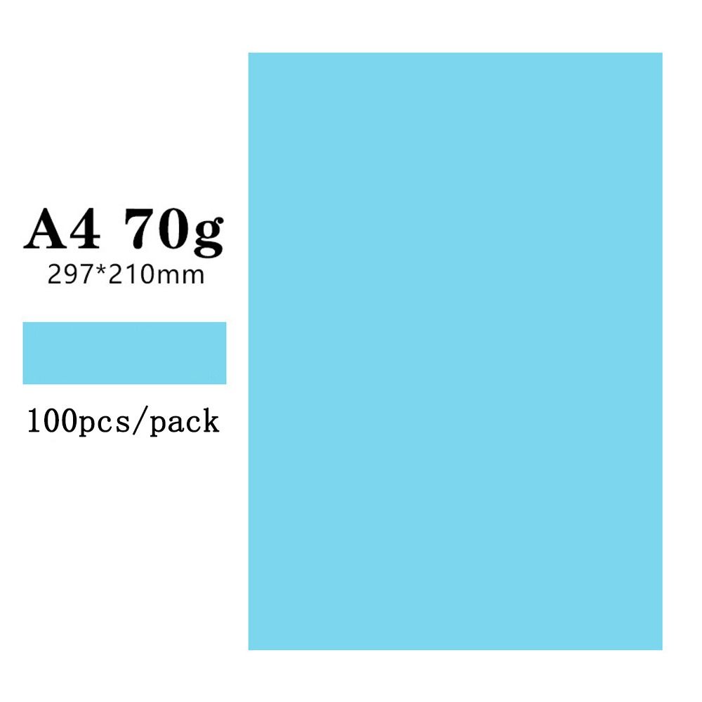 Бумага для поделок и печати разных цветов А4 Бумага для копирования Двусторонняя бумага для оригами Украшения для поделок