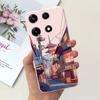 Fashion Moon Pattern Case For Infinix Note 30 Pro 30i 30 2023 Candy Color Soft Silicon Bumper For Infinix Note30 30Pro Note30i