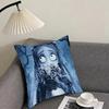 CCorpse BrideE Movie Cushion Cover Pillowcase Ultra Soft Skin Friendly Fabric Cloud Like Comfort Concealed Zipper