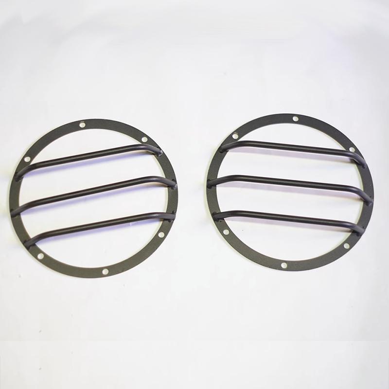 Защита фар Совместима с 07-23 Toyota FJ Cruiser Передняя защита фар Детали (Одна пара, Марганцевая сталь)