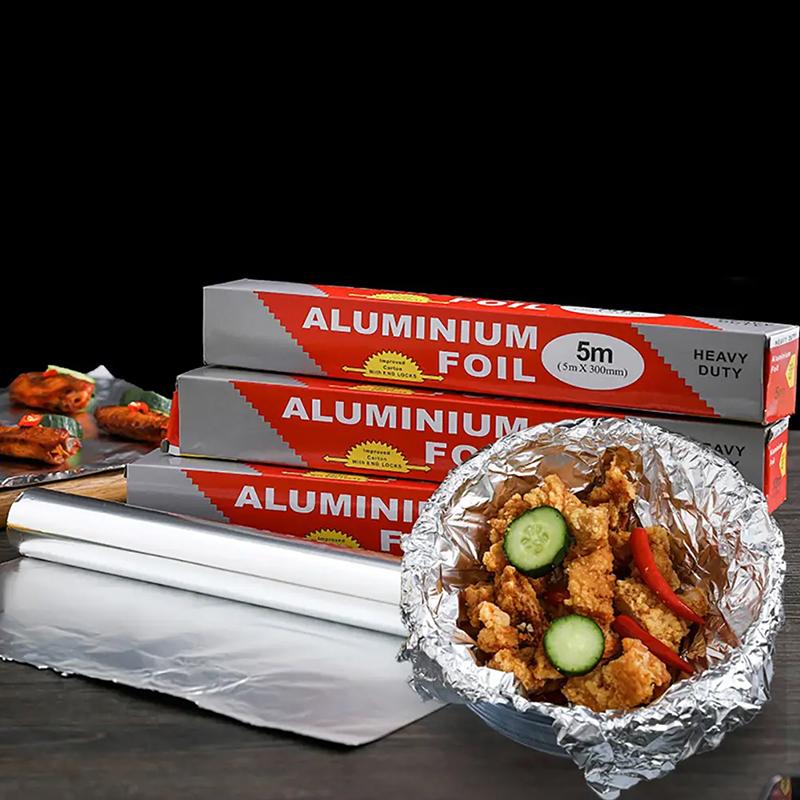 Алюминиевая фольга для аэрофритюрниц из фольги. Для запекания и гриля. Инструмент для барбекю в рулонах из фольги