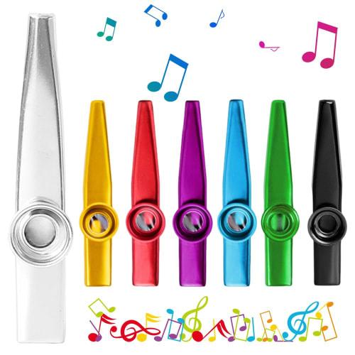 7-Piece Kazoo Musical Instrument for Kids, Simple and Easy To Learn Musical Instrument, Portable Educational Instrument for Beginners To Practice Play