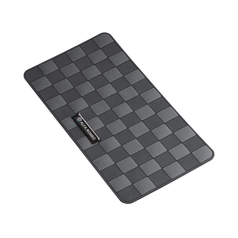 RXDMV1 Car Plaid Anti Slip Pad Auto Dashboard Storage Mat For Alfa Romeo 156 159 147 4C 8C 166 Giulia Giulietta Mito Stelvio Spider GT