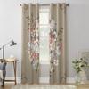 Floral Pattern Window Curtains For Living Room Bedroom Luxury Modern Kitchen Curtains Fabric Drapes