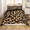 Leopard Pattern Duvet Cover Animal Print Cheetah King Bedding Set for Kids Man and Woman Luxury Comforter Cover Bedroom Decor