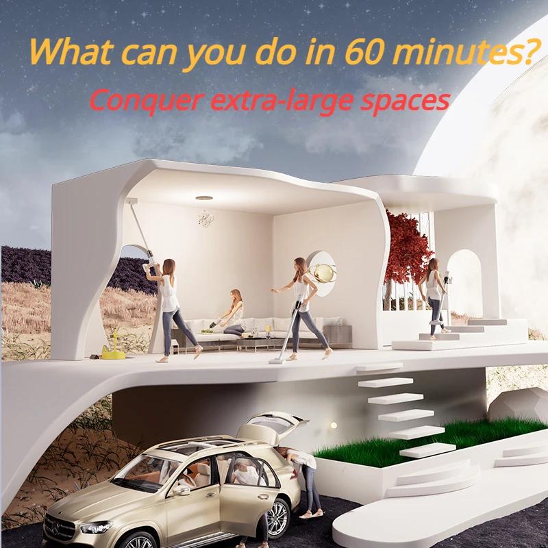 19000 Па автомобильный пылесос беспроводной ручной мощный всасывающий пылесос с вращением на 360° для дома и автомобиля двойного назначения портативный беспроводной пылесос