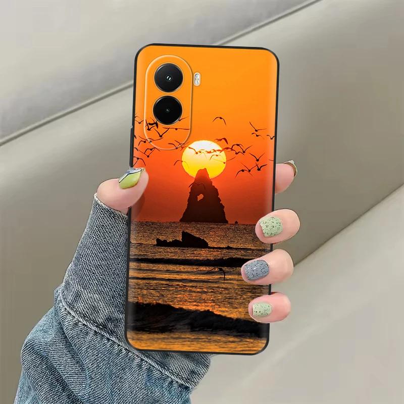 Мягкий чехол для Xiaomi Poco M7 4G Чехол Мультяшная задняя крышка для Xiaomi Poco M7 Pro 5G Защитный бампер с животным PocoM7 m 7 Крутые сумки