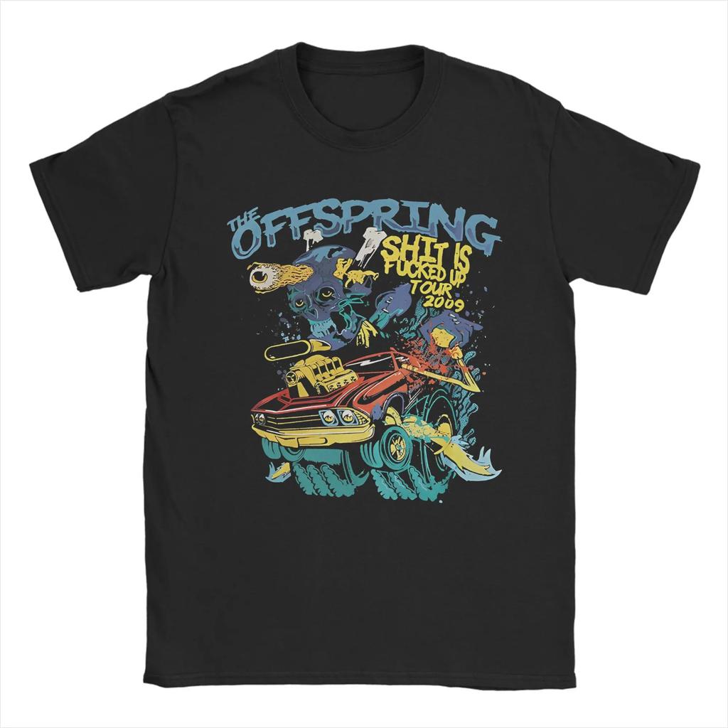 The Offspring Music T Shirts for Men Women Novelty T-Shirts O Neck Tee Shirt Short Sleeve Clothes New Arrival