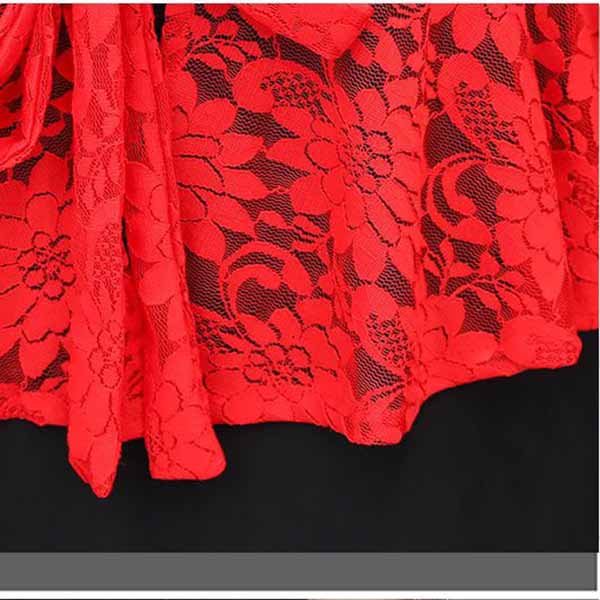 Summer and Autumn Lace Shawl Women's Short Large Cut-out Shawl with Skirt Over Top Thin Coat