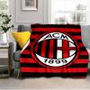 Milan Football club Printed Throws Blanket Soft Flannel Blankets for Couch Bed Gifts for Men Women Picnic blanket Christmas gifts