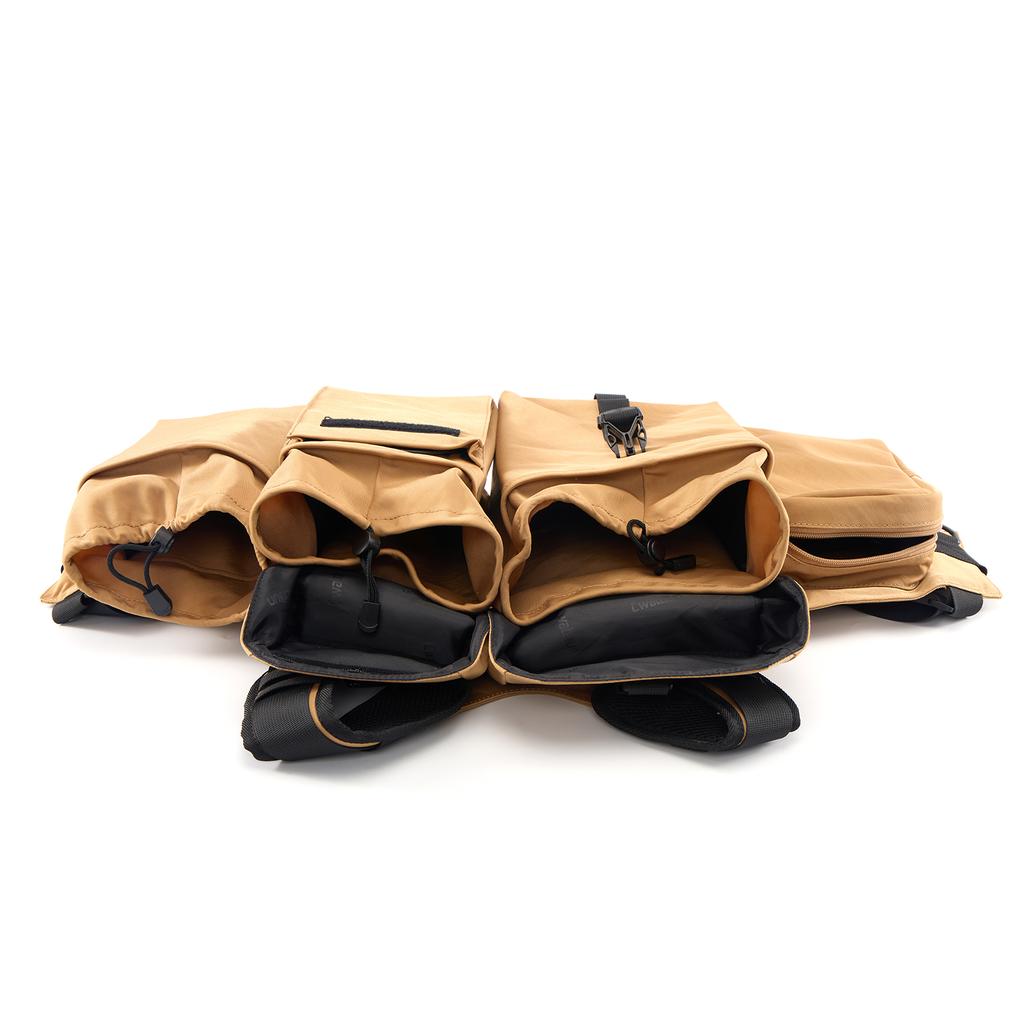 Cwatcun D104 Нагрудная сумка-жилет для камеры Водонепроницаемая для корпуса DSLR-камеры и объектива