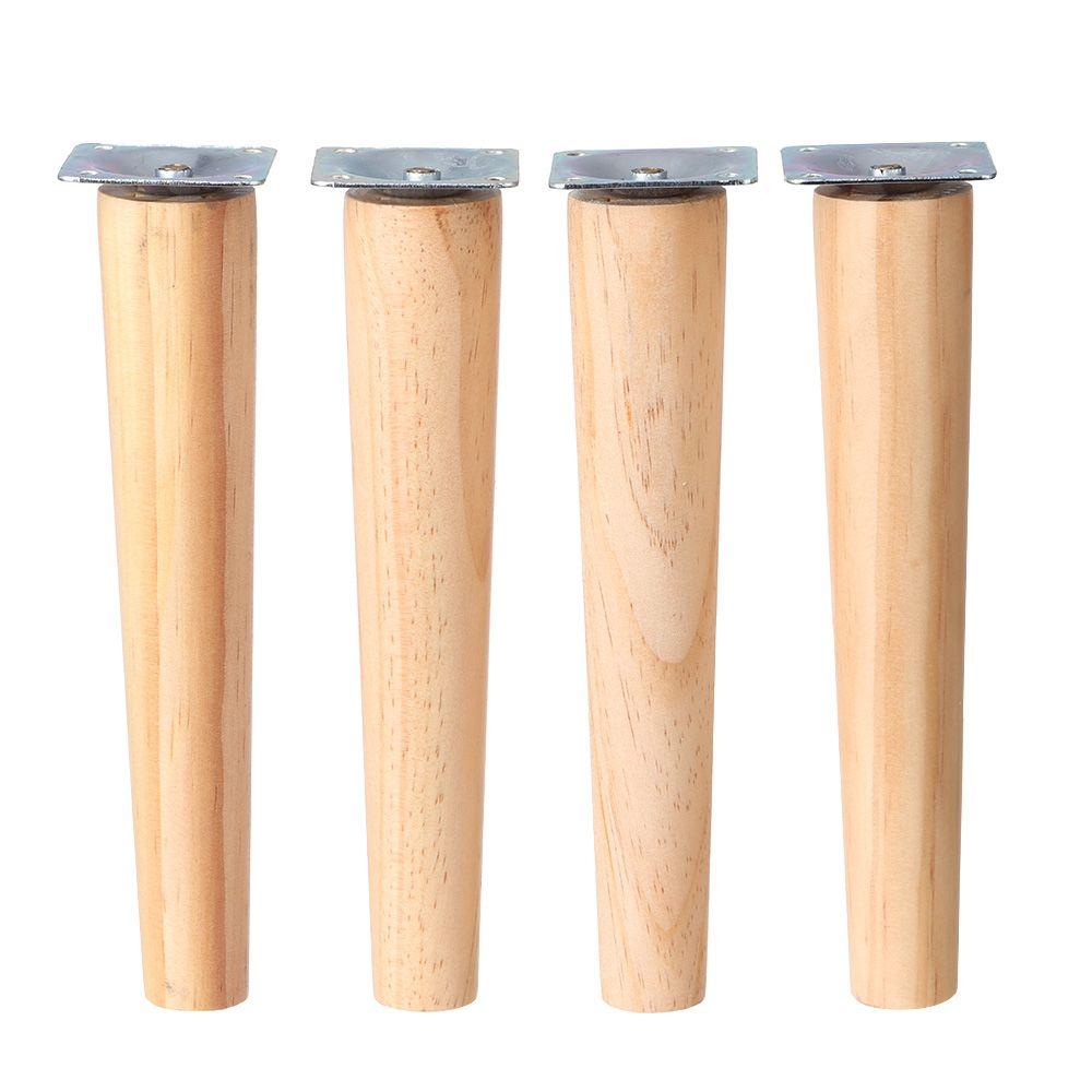 Desk Sofa Chair Tapered Feet Wooden Furniture Legs Furniture Accessories Nightstand Storage Box Leg