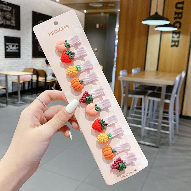 Детские заколки для волос не вредят девочкам, имеют мало, имеют утиный клюв, меньше объема, детская челка, детские аксессуары, Baobu Маленький утенок