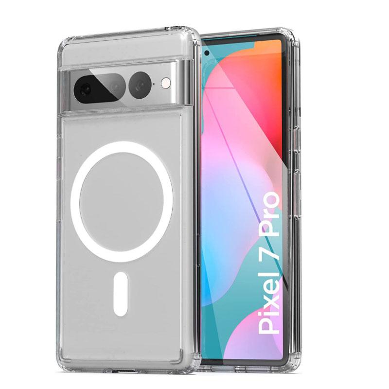 Чехол для Google Pixel 7 Pro с беспроводной зарядкой Magsafe, чехол для Google Pixel 7 Pro GP4BC GE2AE, прозрачные противоударные силиконовые чехлы для Pixel 7 Pro