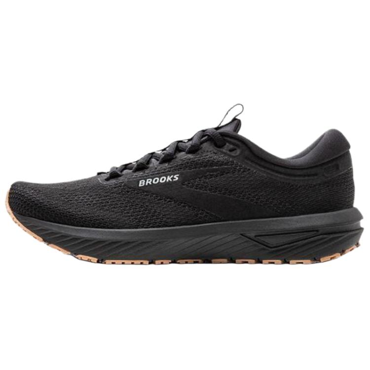 Brooks Revel 7 Универсальные Удобные Сетчатая Амортизация Дышащие Низкие Кроссовки для Бега Мужские кроссовки Черный 110435-1D-072