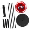 Светодиодный мигающий знак «Стоп» для парковки в гараже. Знак «Стоп» с яркими красными светодиодами и регулируемой стойкой. Максимизируйте безопасность и стресс.