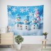 Рождество Новый год Рождественская елка Снеговик Узор Гобелен Гостиная Диван Салон автомобиля Декоративный Гобелен