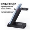 B-20A Vertical Wireless Charger for Apple Watch,iPhone,AirPods 3 in 1 Wireless Charger Stand Dock Station