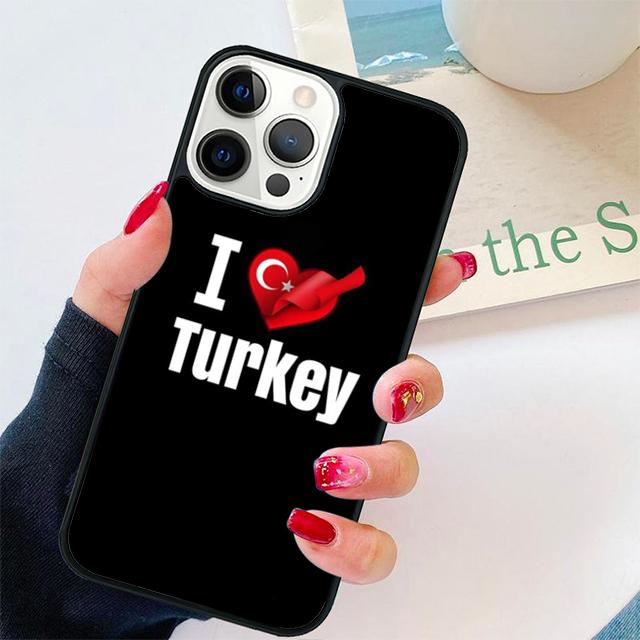 Турция Турецкий Флаг Чехол-Ракушка Для iPhone 17 Air 15 16 14 13 12 Pro Max 11 Pro Max Plus Чехол для Телефона