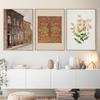 Винтажный настенный художественный постер и принты, античный теплый эстетический декор, ретро пейзаж, холст, картина, украшение для гостиной, изображение